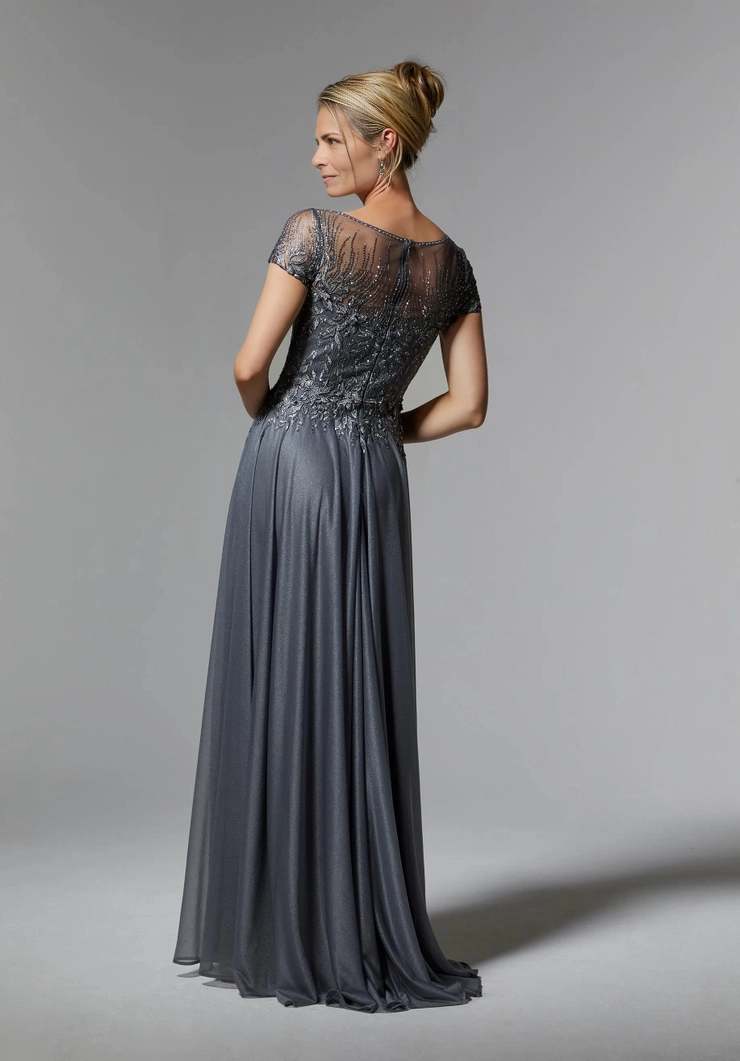 A-Line Wedding Guest Dress Glitter Appliques Floor-length Mother of the Bride Dresse