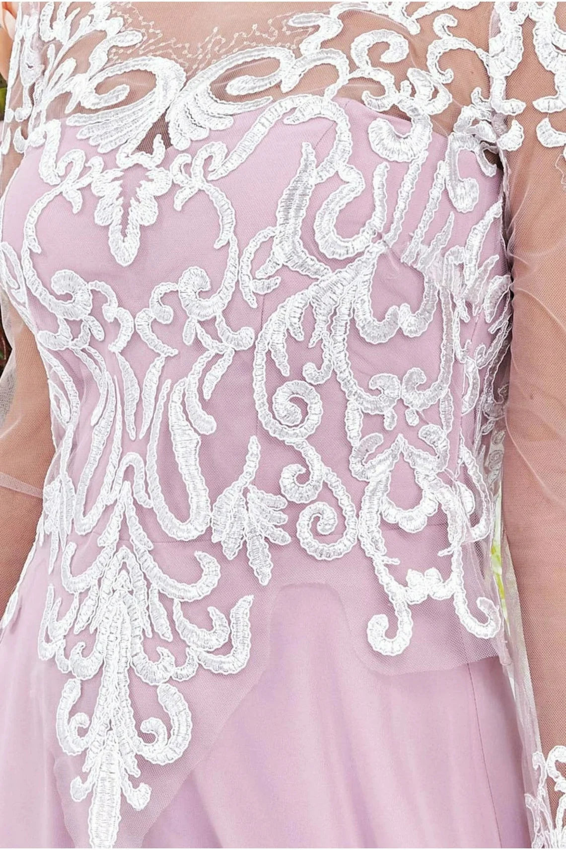 A-Line Embroidered Dress Blushing Pink Mother of the Bride Dresse Wedding Guest Party Dresses