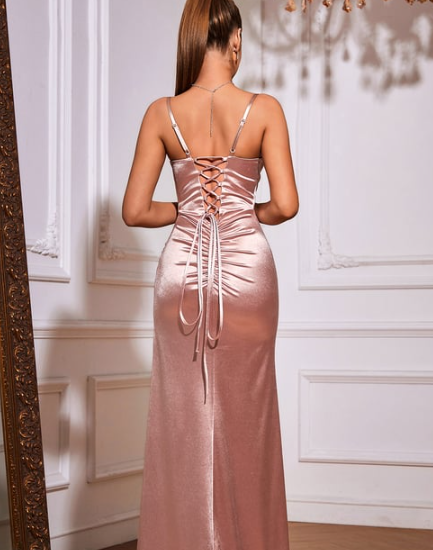 Mermaid Sweetheart Floor-Length Asymmetrical Sequin With Ruched Pleated Beading Prom Dresses