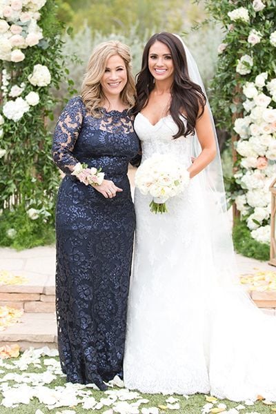 Elegant Blue Mermaid 3/4 Long Sleeve Lace Mother of Bride and Groom Dress Evening Dress