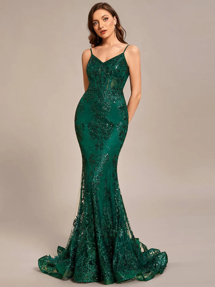 Tight backless see-through waist Floor-Length Prom Dress Koutun Dress Tight backless see-through waist Floor-Length Prom Dress Koutun Dress
