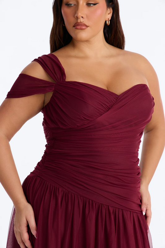 Elegant A Line Sweetheart Off Shoulder Open Back Floor Length Evening Dress