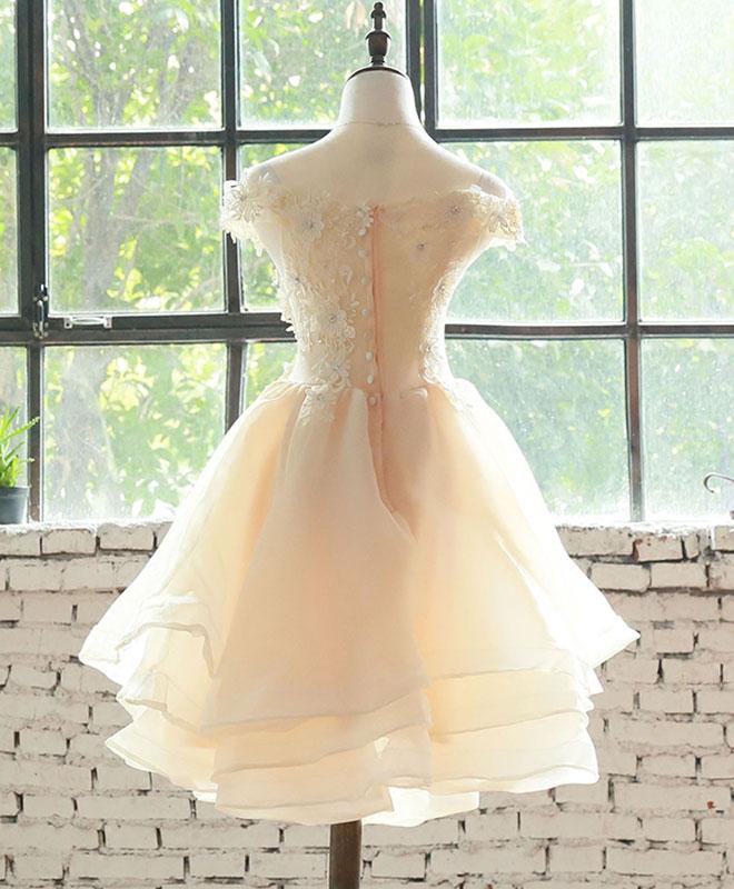 Side view of Koutun floral organza sweetheart dress, highlighting the silhouette.