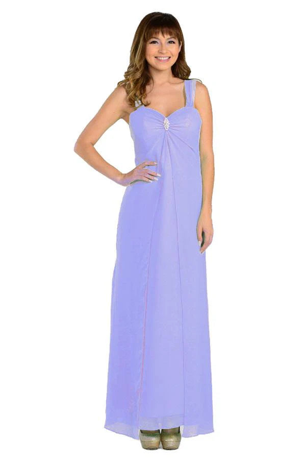 Multi Color Sweetheart Double Strap Beaded Ruched Chiffon Floor Length Formal Evening Prom Dress