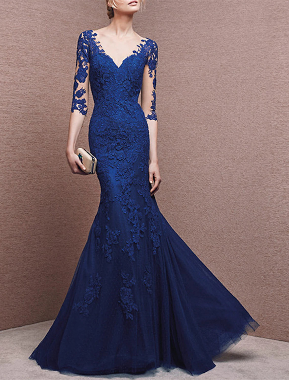 trumpet dress wedding guest Mermaid / Trumpet Evening Gown Elegant Dress Formal Wedding Guest Floo –  Koutun Dress