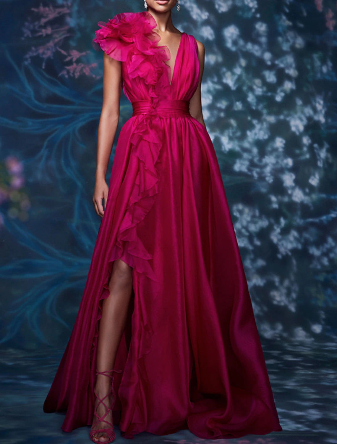 A-Line Evening Gown Celebrity Style Dress Christmas Red Green Dress Fo Koutun Dress A-Line Evening Gown Celebrity Style Dress Christmas Red Green Dress Fo Koutun Dress