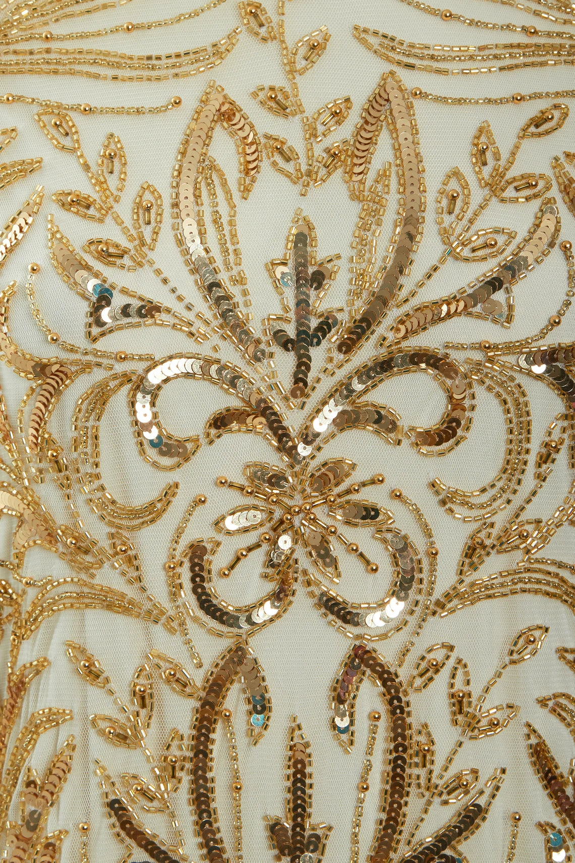 1920s Dress Long Sleeve Art Deco 20s Mother of the Bride Dresse Downton Abbey Gold Evening Dress