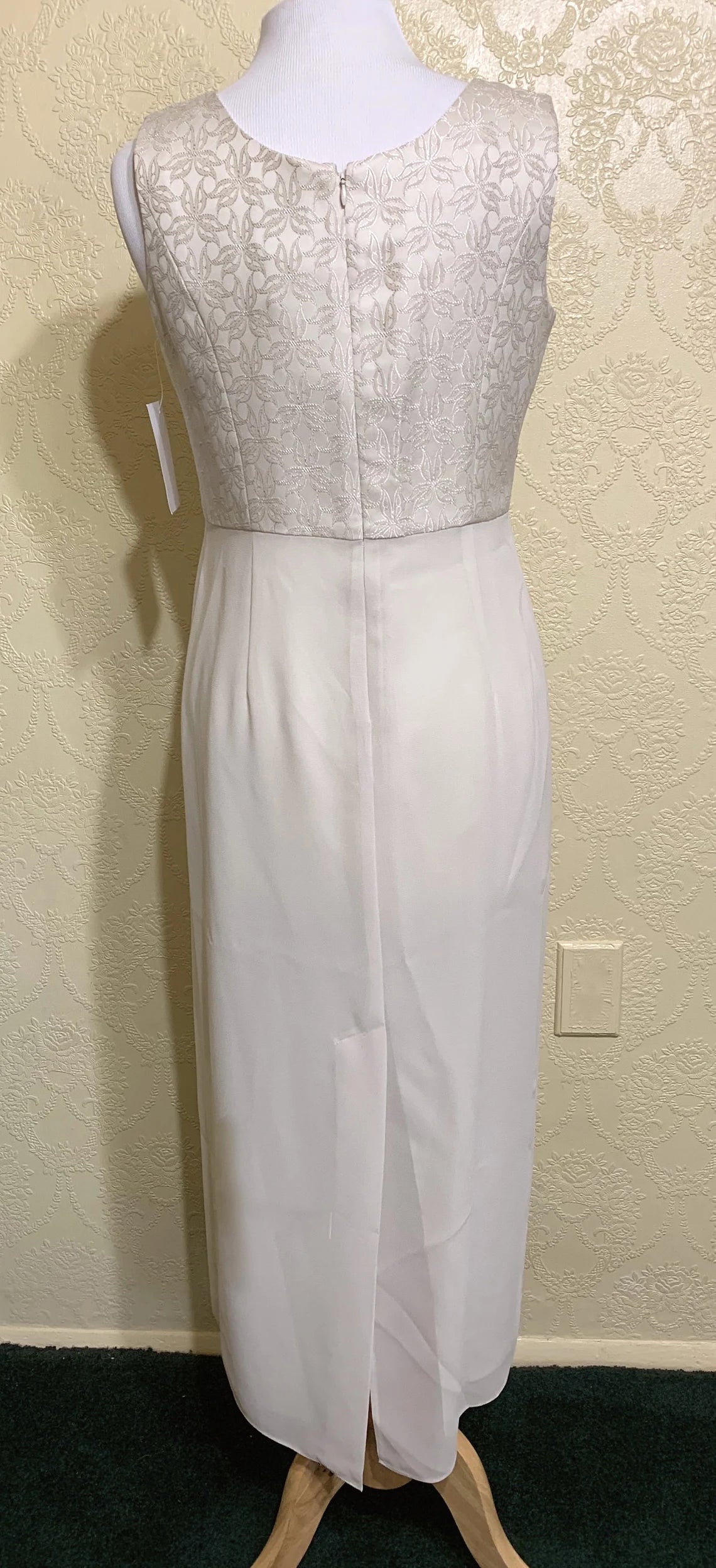 Two Piece Jacket Sheath Ivory Bone Mother Of The Bride Dress