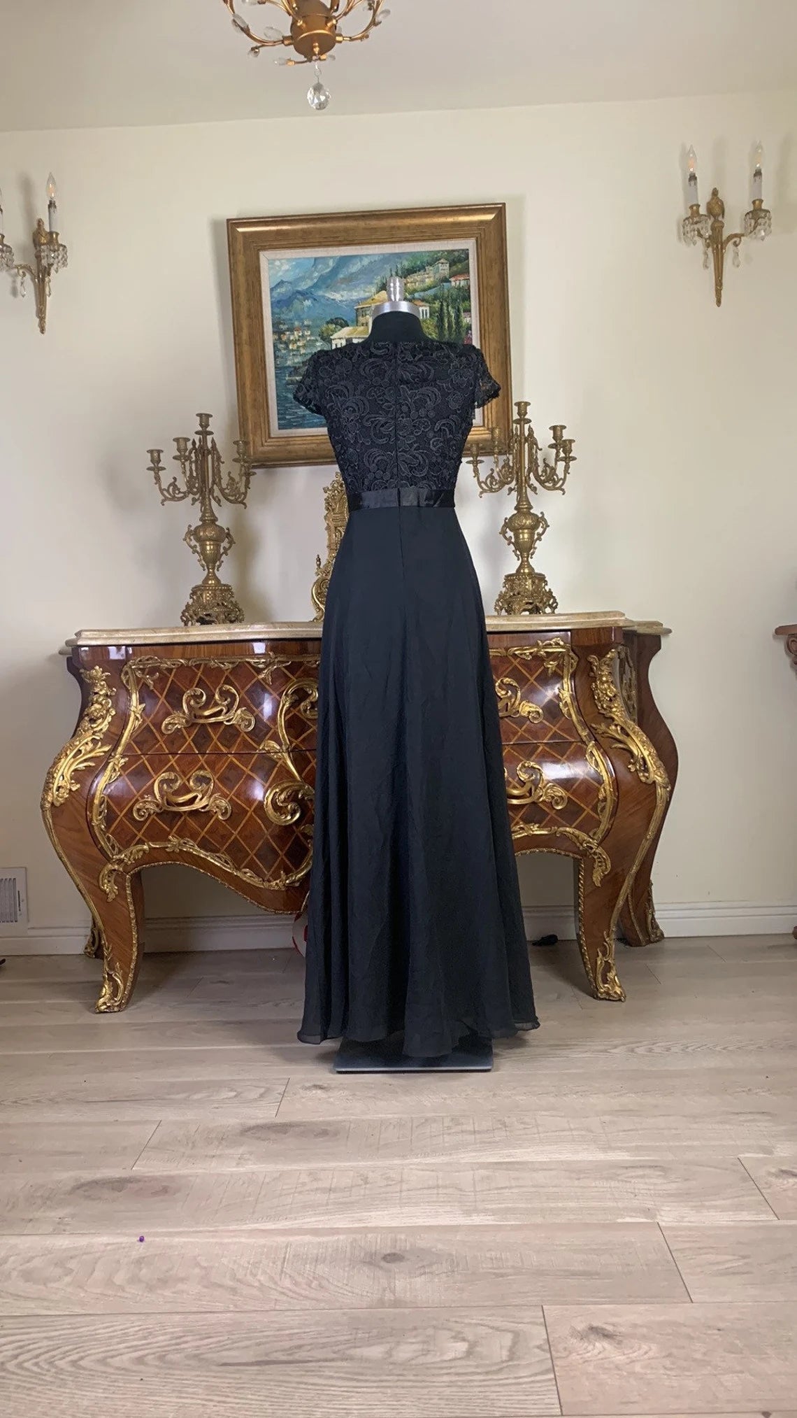 A-Line Formal Embroidery Floor-length Mother of the Bride Dresse Evening Dress