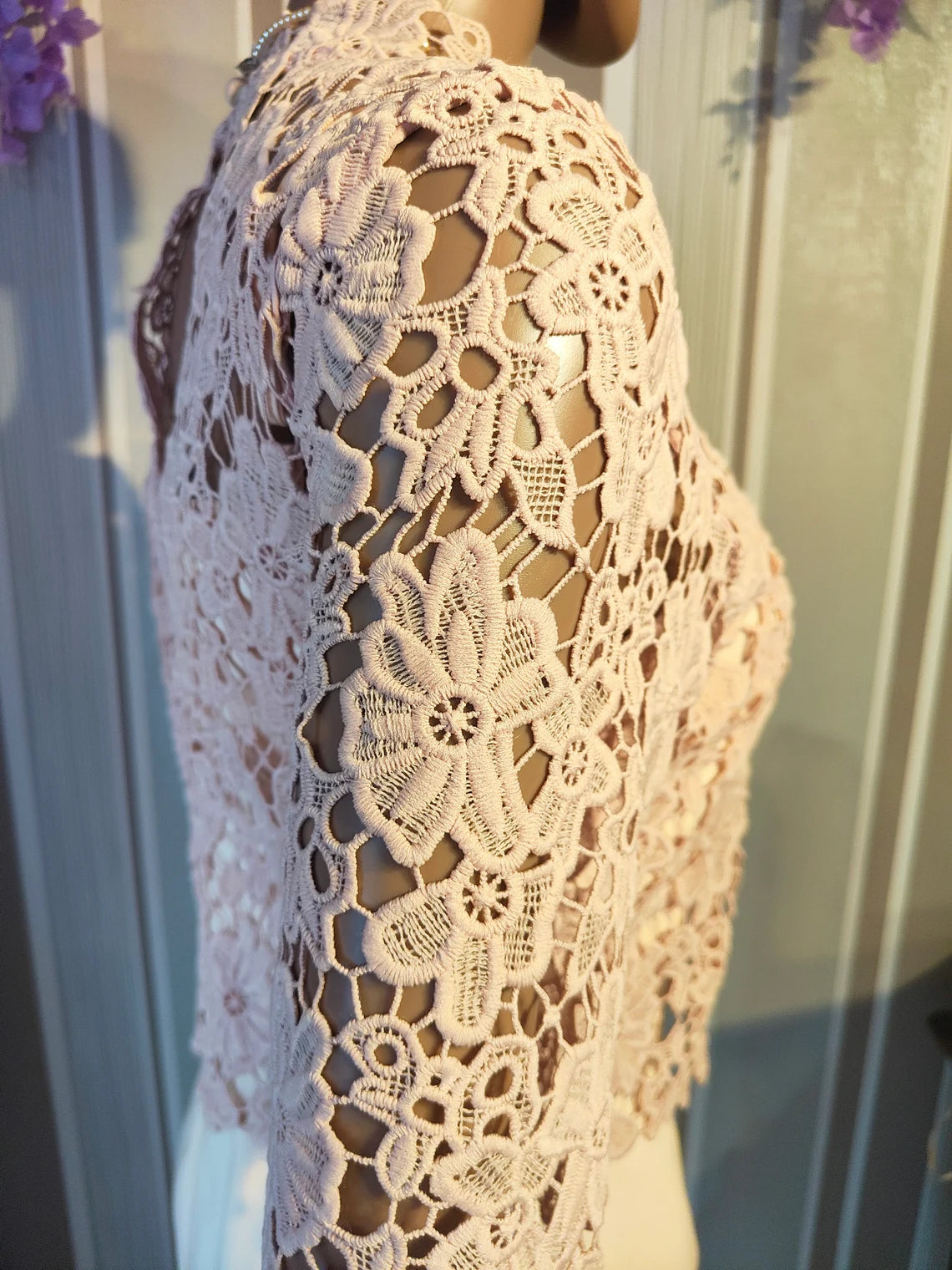 Wedding Outfit 3/4 Length Sleeve Lace Sheath Mother of the Bride Dresse Cocktail Dresses