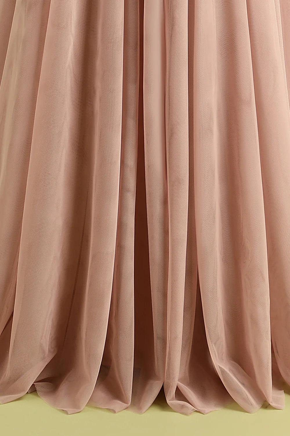 Pink Split Front Spaghetti Straps Prom Dress