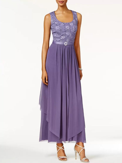 Mother Of The Bride Dress Two Piece A Line Lace Ankle Length Wedding Guest Dresses