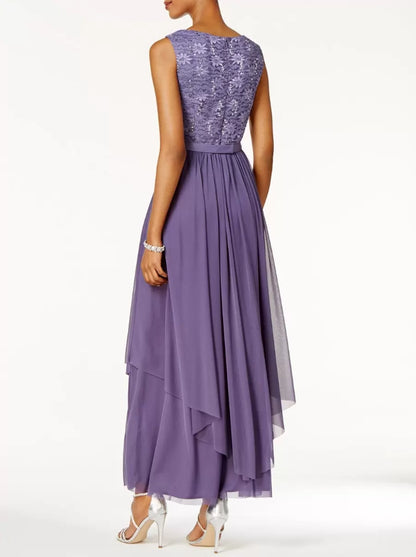 Mother Of The Bride Dress Two Piece A Line Lace Ankle Length Wedding Guest Dresses