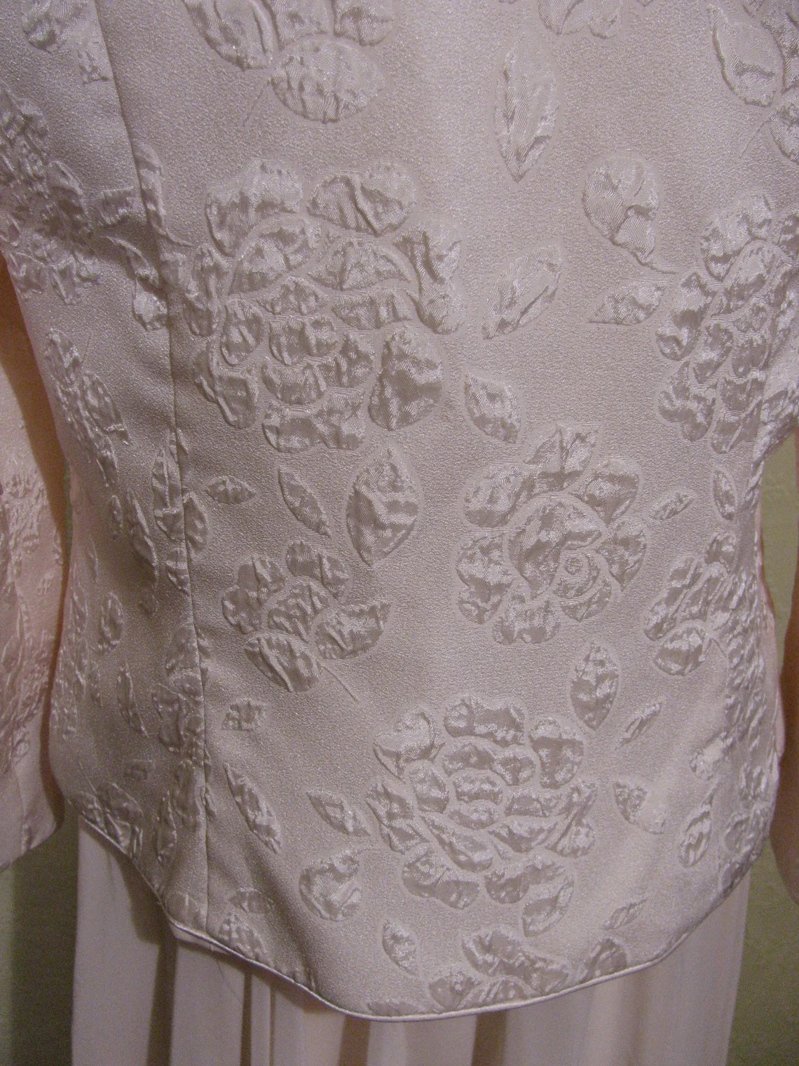 Two Piece Light Blush Pink Knee-length Mother Of The Bride Dress