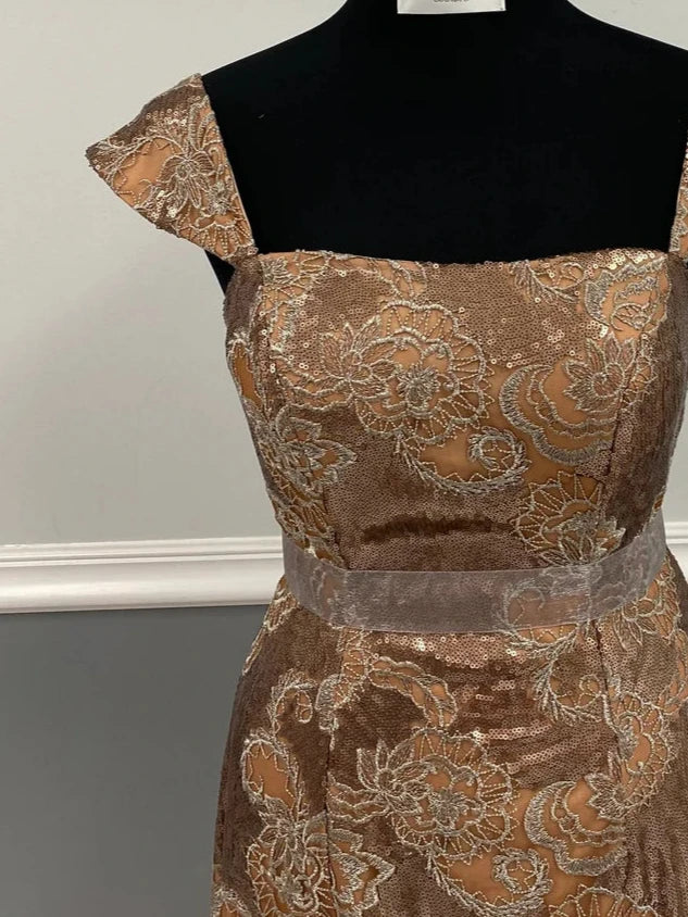 A-Line Sequins/Sparkling Elegant Mother Of The Bride Dress Causal Formal Dress