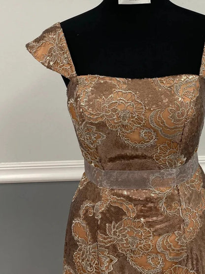 A-Line Sequins/Sparkling Elegant Mother Of The Bride Dress Causal Formal Dress