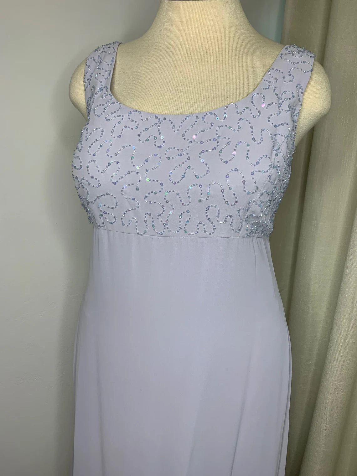 Lilac Vintage Mother Of The Bride Dress Two Piece Formal Dress With Beaded Jacket