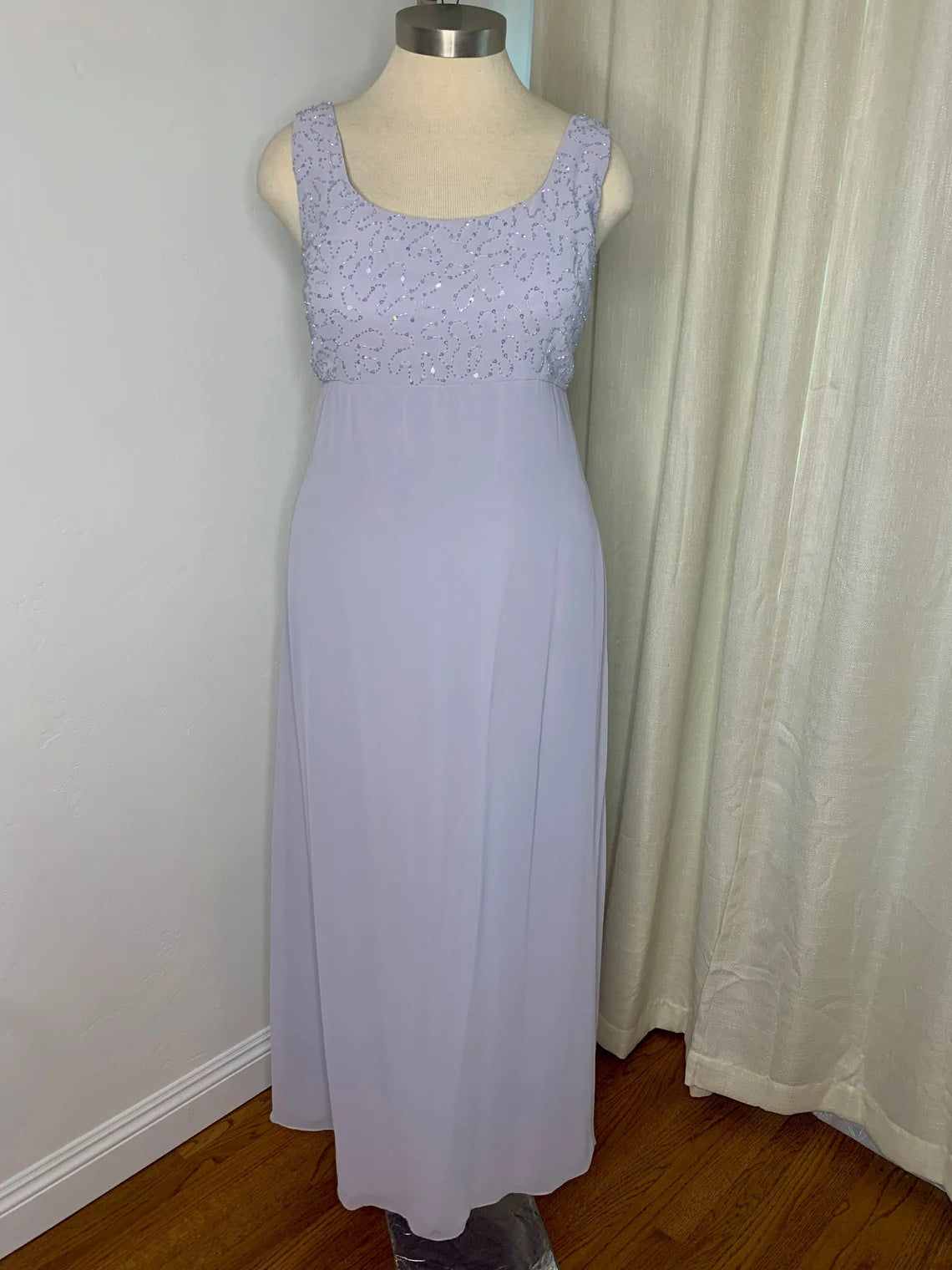 Lilac Vintage Mother Of The Bride Dress Two Piece Formal Dress With Beaded Jacket