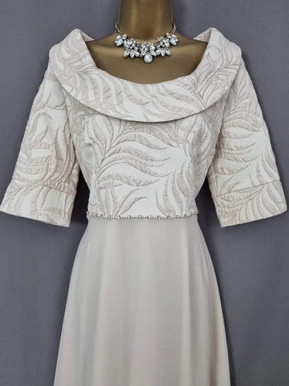Lizabella Dress Champagne A-Line Short Chiffon Mother of the Bride Dresse ﻿