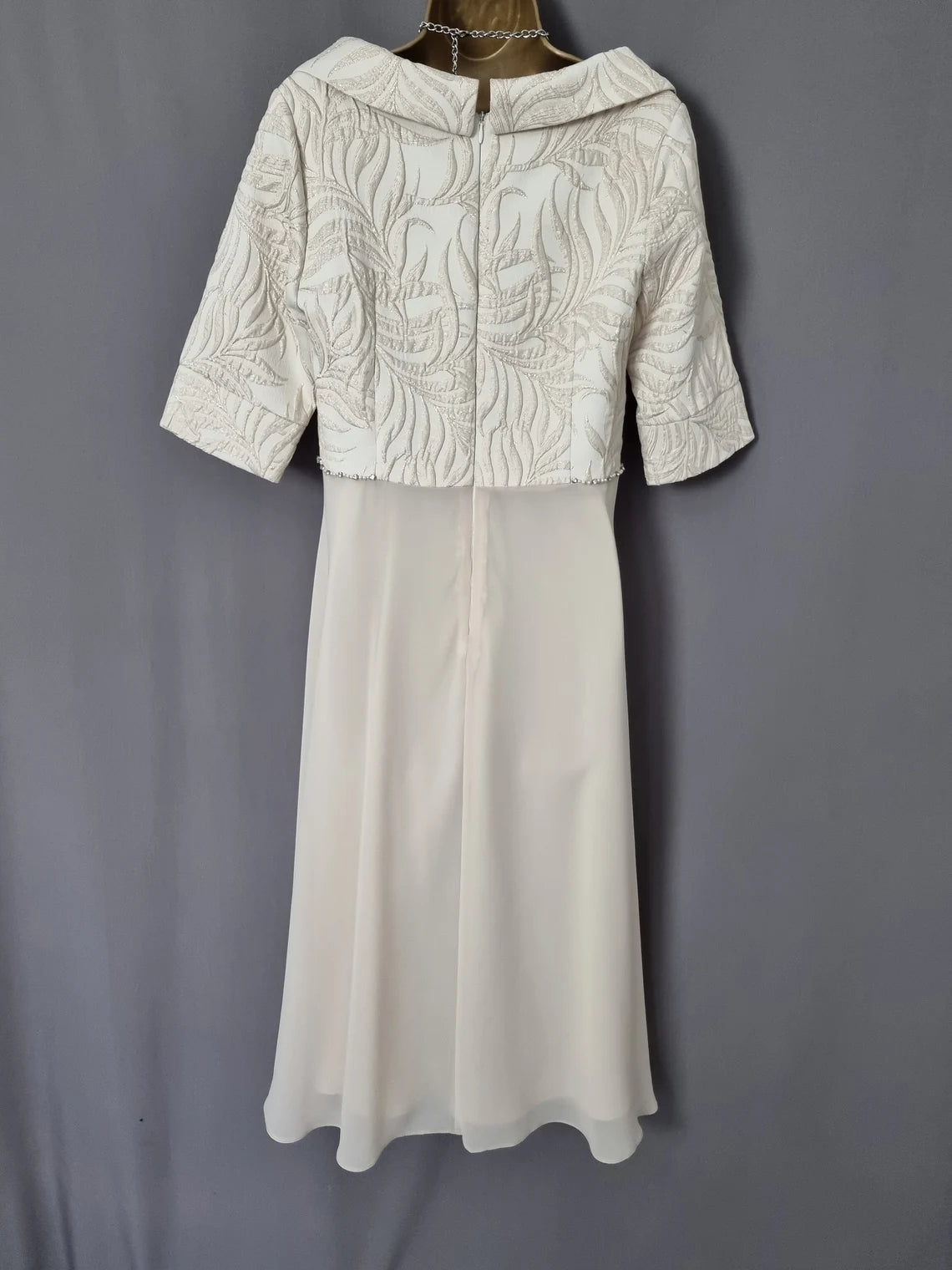 Lizabella Dress Champagne A-Line Short Chiffon Mother of the Bride Dresse ﻿