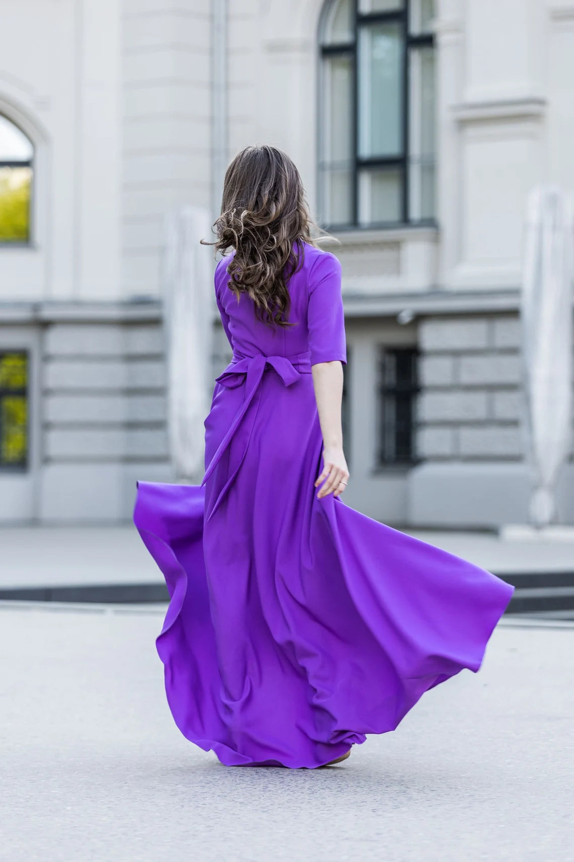 Pleated Maxi Dress Wedding Guest Dress Summer Event Formal Mother Of The Bride Dress