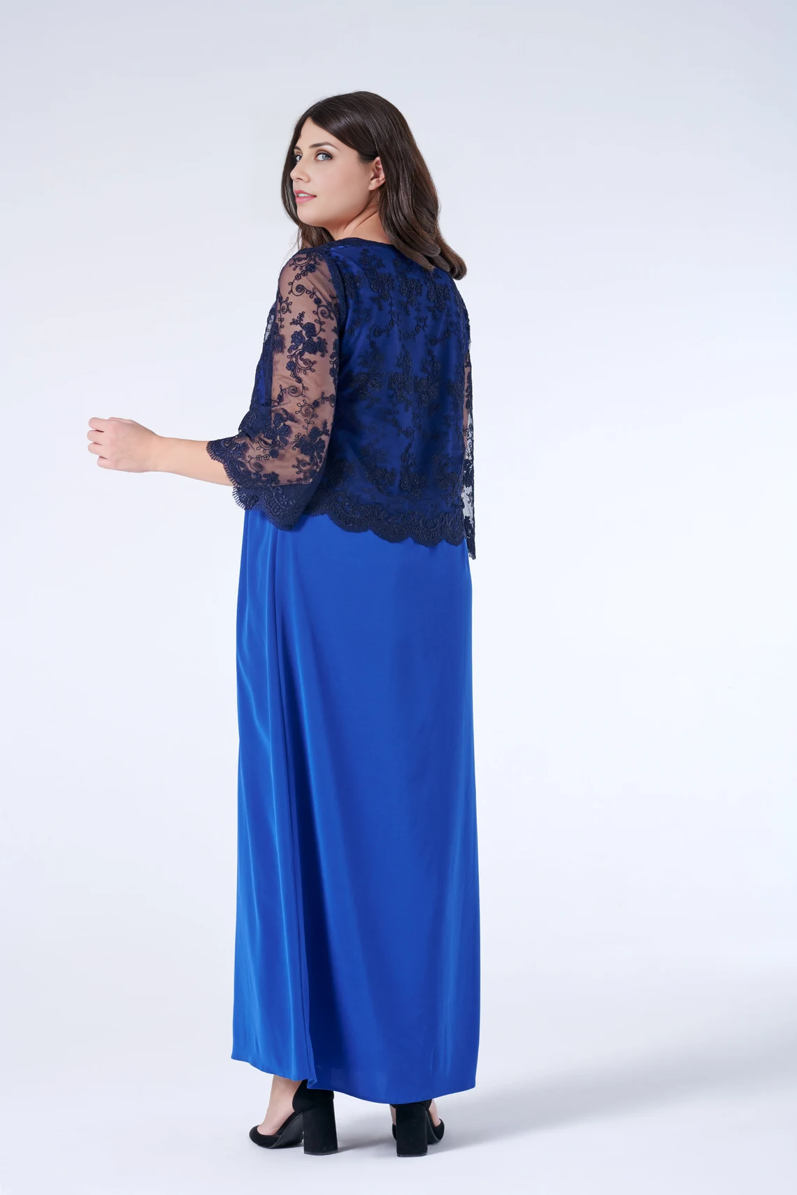 Wedding Guest Dress Plus Size Mother Of The Bride Dress Lace Long Dress