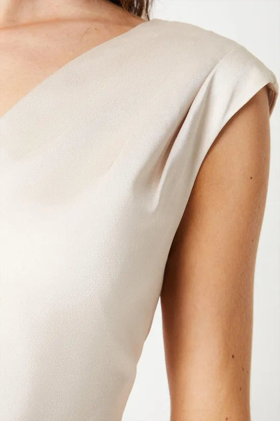 Satin Back Crepe Dress Peplum Mermaid Mother of the Bride Dresse With Jacket