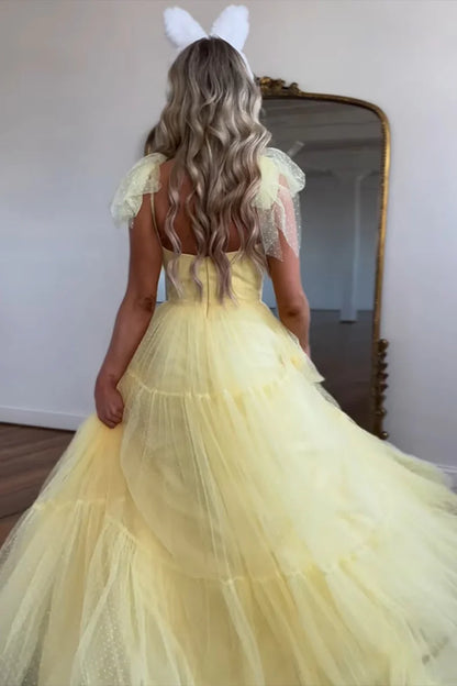Sweetheart A-Line Tulle Party Dresses