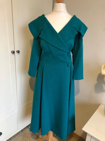 A-Line 3/4 Length Sleeve Formal Mother of the Bride Dresse Cocktail Dresses