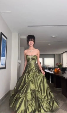 Retro Ball Gown Strapless  New Dresses Prom Dresses