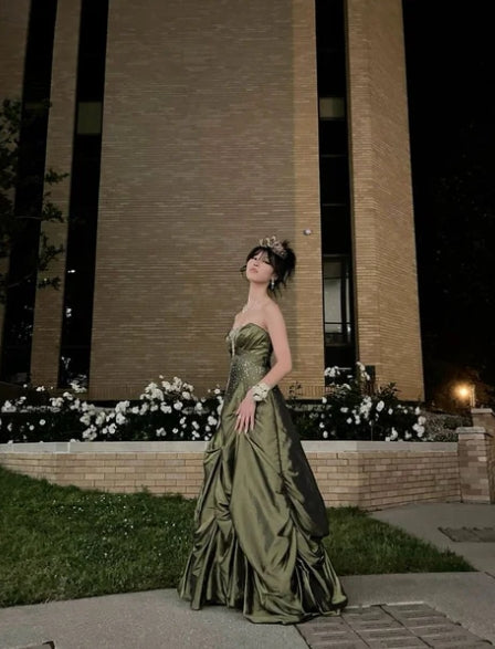 Retro Ball Gown Strapless  New Dresses Prom Dresses