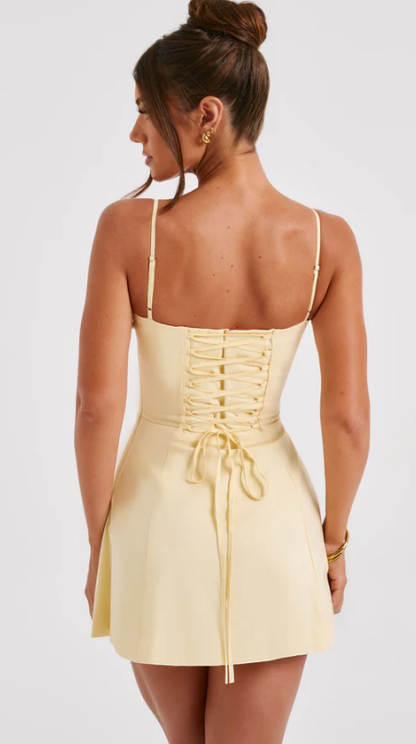 Chic Sleeveless Spaghetti Straps Mini Dress Homecoming dresses