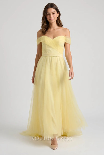 Blue A Line Off the Shoulder Mother Of The Bride/ Groom Dresses Formal Evening Dress