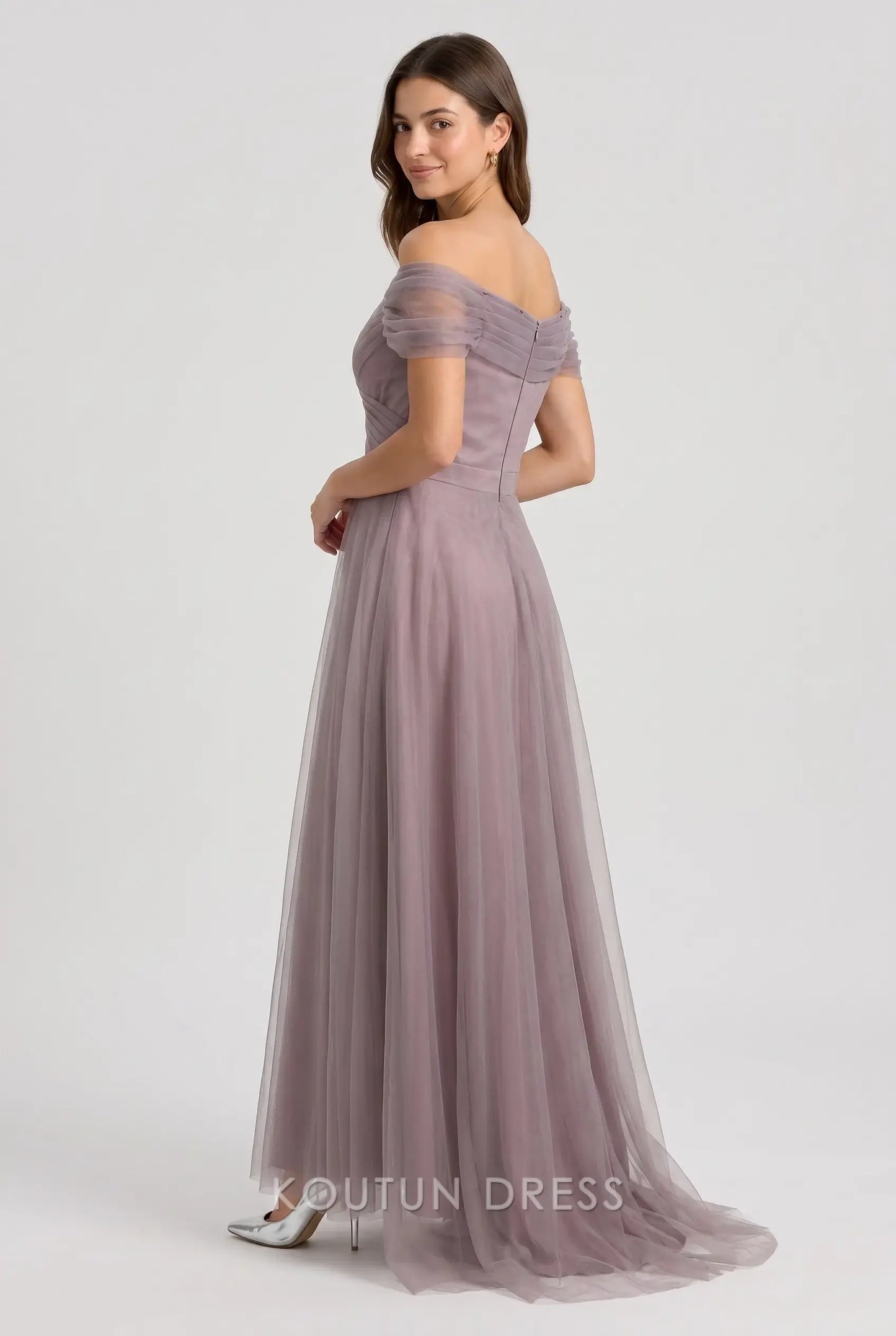 Blue A Line Off the Shoulder Mother Of The Bride/ Groom Dresses Formal Evening Dress