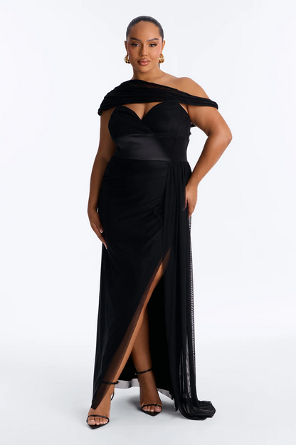 Elegant A-line Sweetheart Off Shoulder Open Back Long Evening Dress