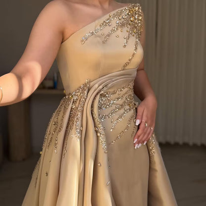 Elegant A-Line Off-Shoulder Floral Ruched Light Blue Floor-Length Prom Dress
