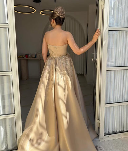 Elegant A-Line Off-Shoulder Floral Ruched Light Blue Floor-Length Prom Dress