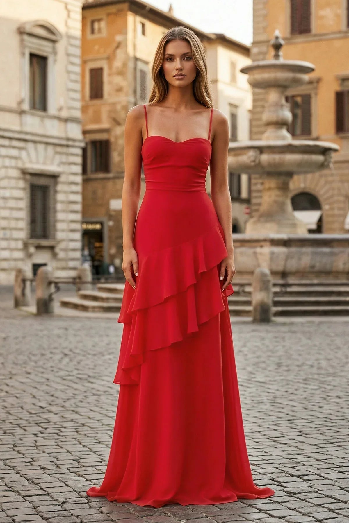 Elegant A-Line V-Neck Long Sleeve Appliqued Sage Green Floor-Length Evening Gown