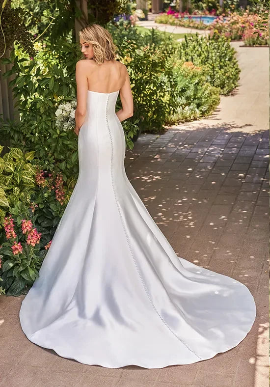 Elegant Mermaid Off-Shoulder Sleeveless Ruched Backless White Maxi Wedding Dresses Gown
