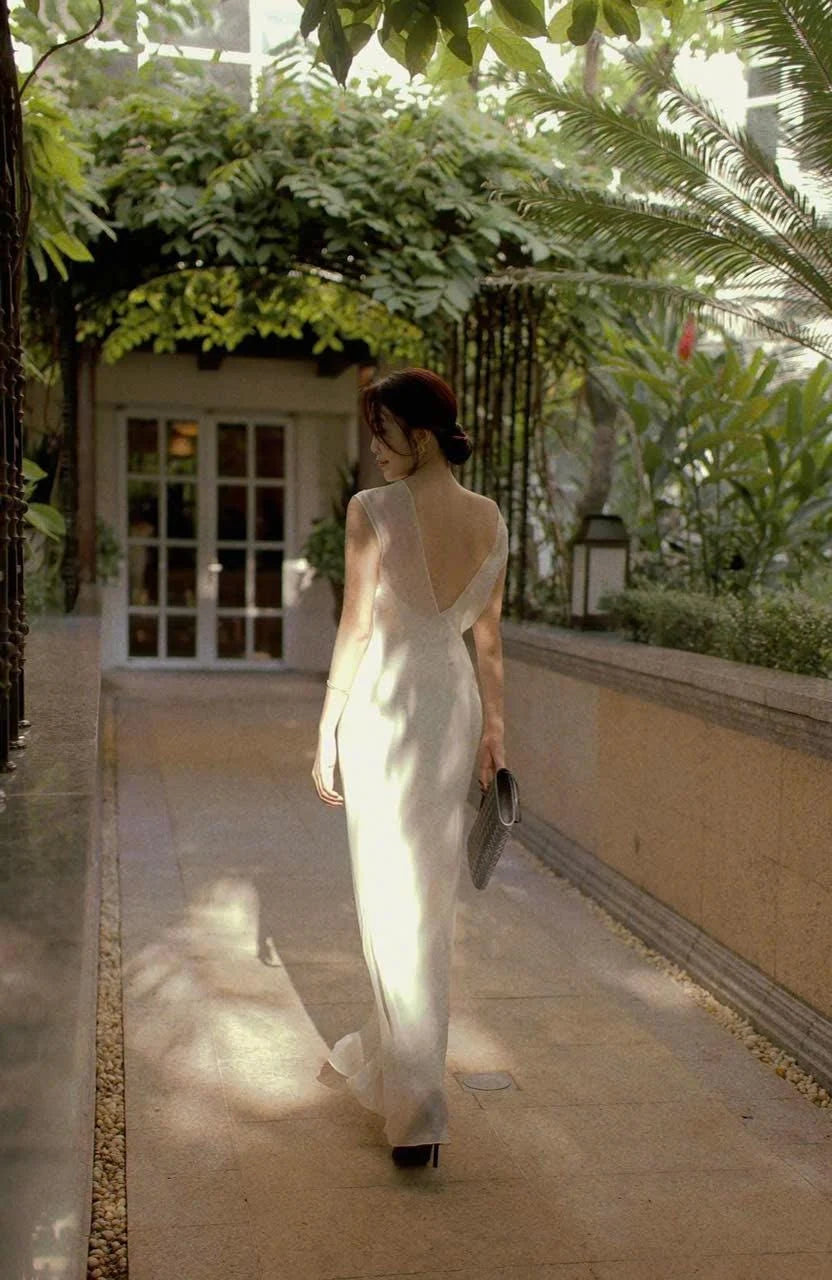 Elegant Sheath Boat Neck Cap Sleeves Sheer Overlay Ivory Floor-Length Prom Dress