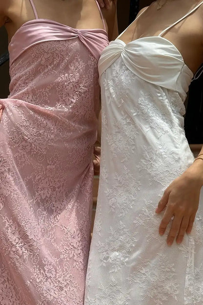 Elegant Sheath Sweetheart Sleeveless Ruched Draped Pink Maxi Prom Dresses Women
