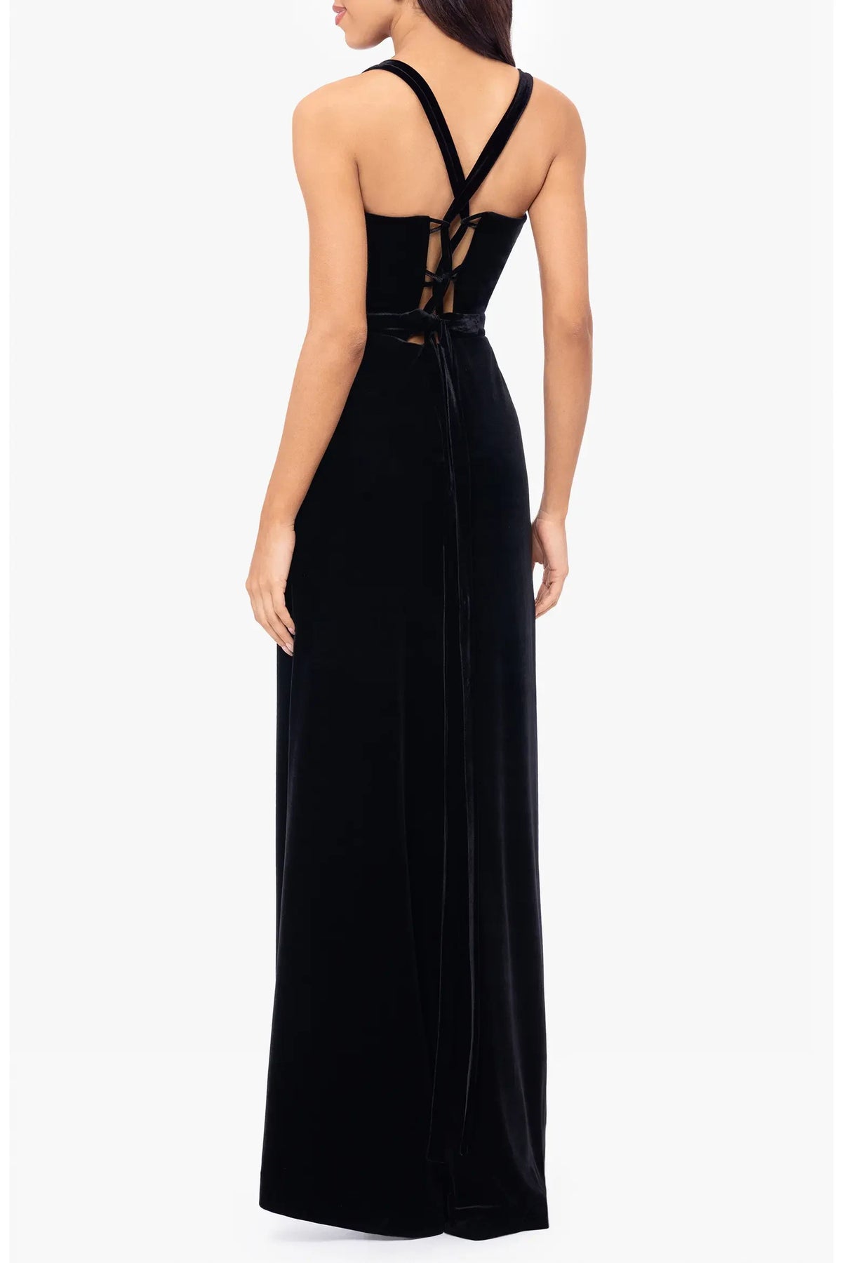 Glamorous Sheath Sweetheart Sleeveless Beaded Slit Black Floor-Length Evening Dress Women's Gown