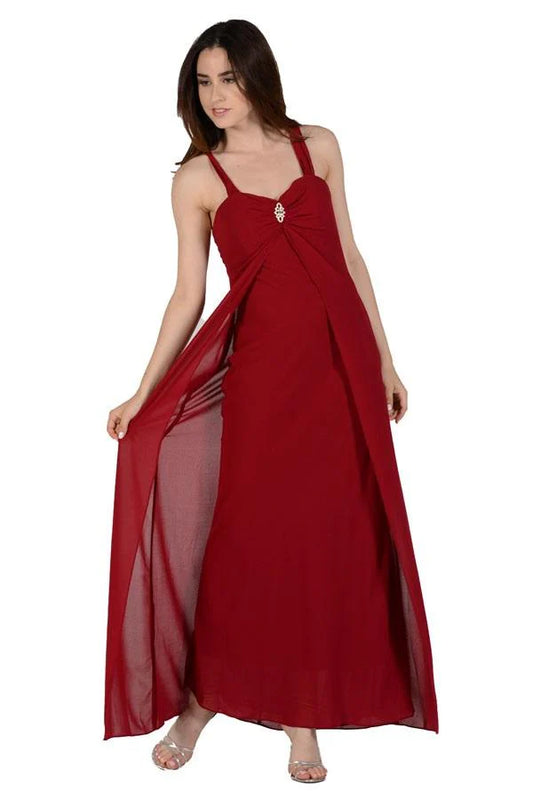 Multi Color Sweetheart Double Strap Beaded Ruched Chiffon Floor Length Formal Evening Prom Dress