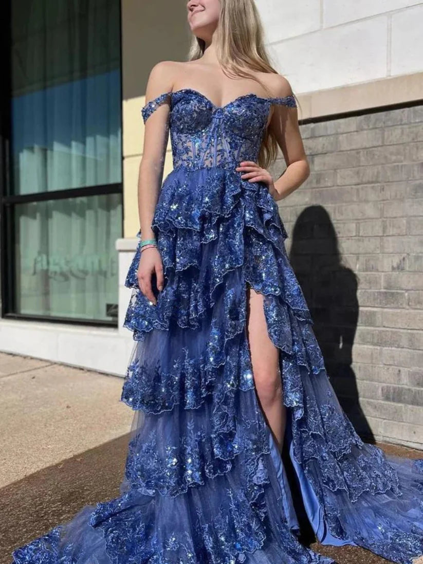 prom dresses with corsets Prom Dresses Corsets Dress Formal Court Train Sleeveless Off Shoulder –  Koutun Dress