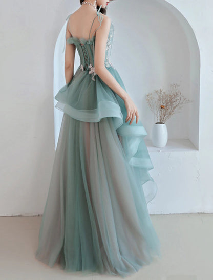 Fashion new net red banquet annual meeting evening dress aura host long dress skirt female fairy dream