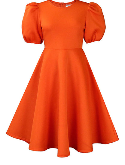 Ruched Crew Neck Short Sleeve Midi Dress Birthday Vacation Black Party Dress Cocktail DressWhite Summer Spring