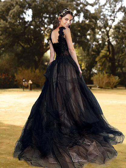 Ball Gown Prom Dresses Corsets Dress Prom Court  Sleeveless V Neck Lace with Pleats Appliques